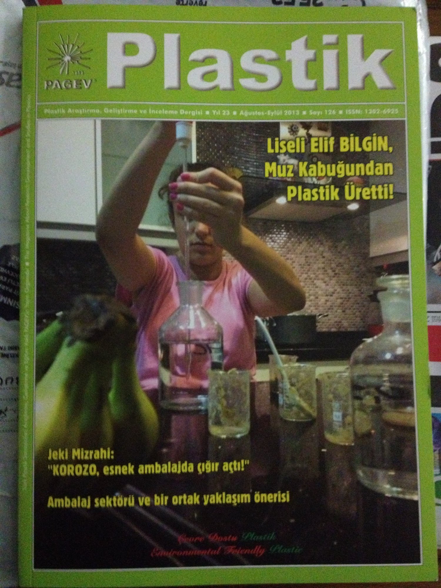 Plastik dergisi kapağı